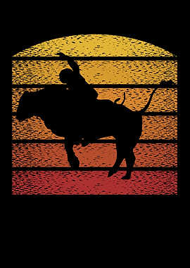 Retro Bull Rider
