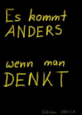 GERMAN Es kommt anders