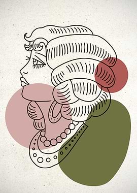 Pretty Woman Line Art