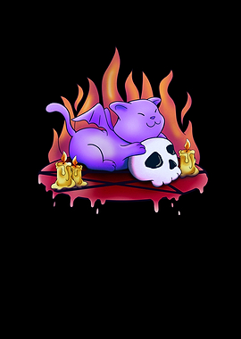 Kawaii Cat Pastel Goth