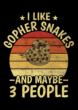Gopher Snakes And 3 People