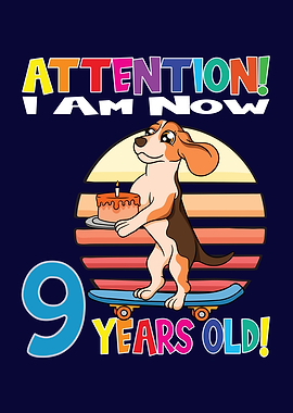 Dino I Am 9 Years Old