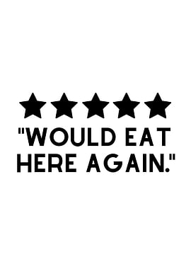 Would Eat Here Again