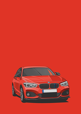 bmw 8 series red