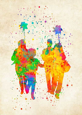 Children playing outside