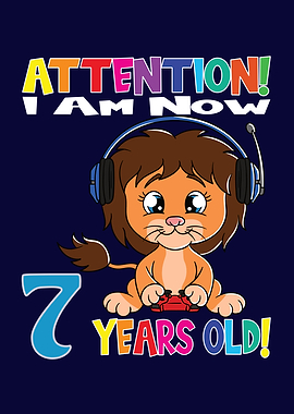 Dino Boy I Am 7 Years Old