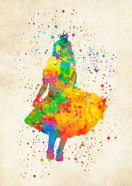 Fairy princes watercolor