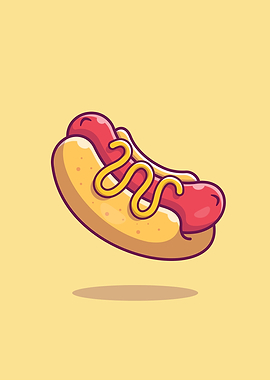 Hotdog Cartoon