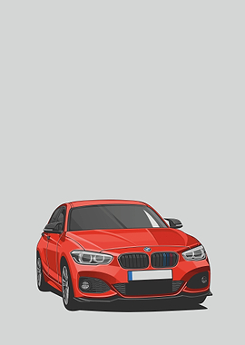 bmw 8 series red
