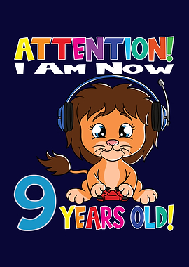 Lion Boy I Am 9 Years Old