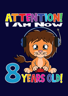 Lion Boy I Am 8 Years Old