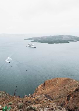 Volcano in Santorini