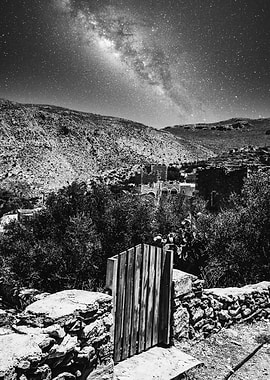 Starry sky in Mani Greece
