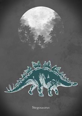 Happy Stegosaurus