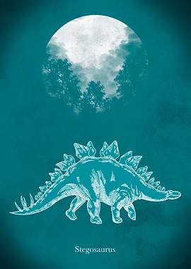 The horn tail dinosaur