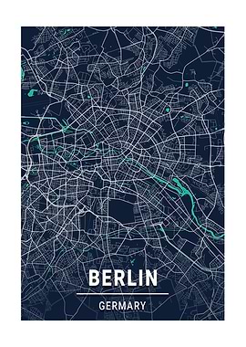 Berlin Germany City Map