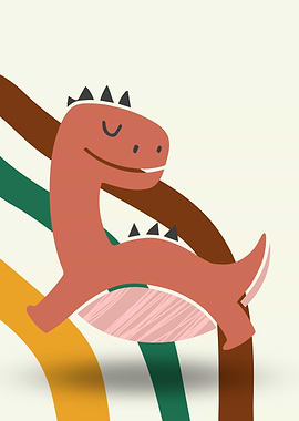 Doodle Jumping Dinosaur