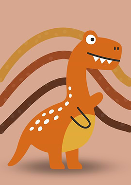 Abstract Dinosaur
