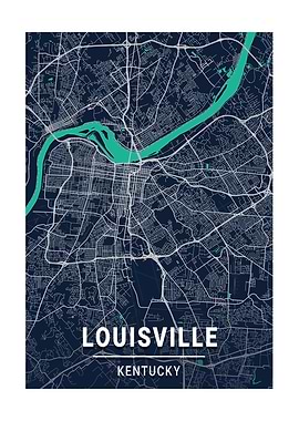 City Map Lousville