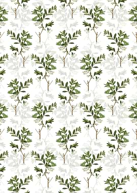 White Honeysuckle Plant