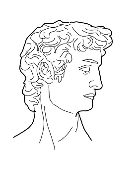 David line art