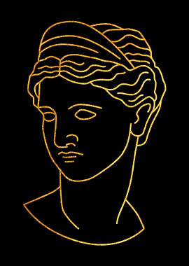 Greek Sculpture Gold 2