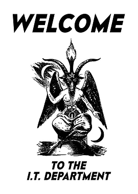 WELCOME IT FUNNY DEVIL