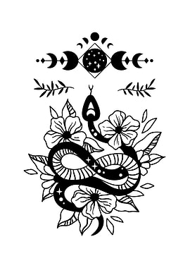 Aesthetic Halloween Snake