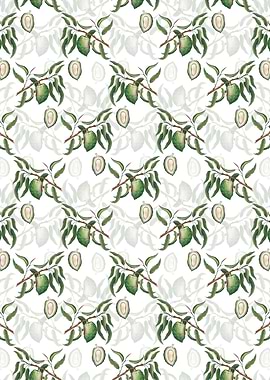 Floral Almond Pattern