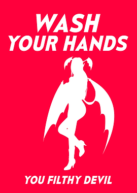 WASH YOUR HANDS WHITE