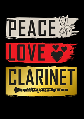 Peace Love Clarinet