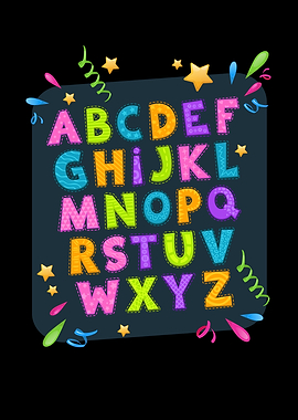 Alphabet Abc School Start
