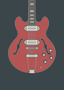 390 Hollow Body Guitar