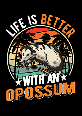 Opossum Lover Possum Gift