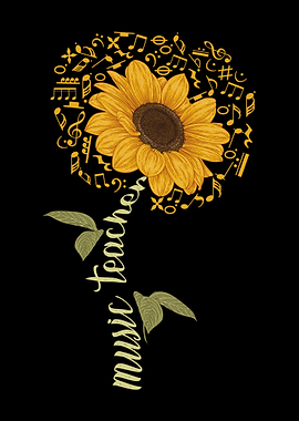 Sunflower Music Teacher