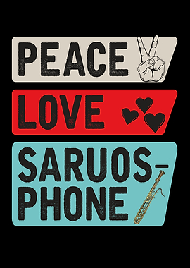 Peace Love Saruos Phone