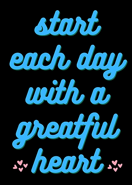 START EACH DAY WITH A