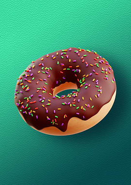Donuts plastic 3D
