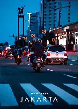 Jakarta Street Night