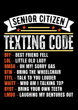 Senior Citizens Texting