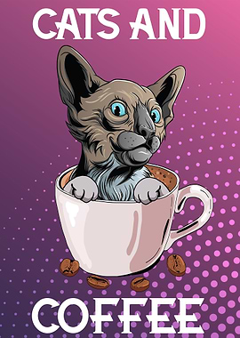Siamese Cat Coffee