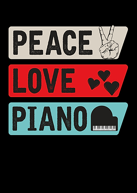 Peace Love Piano