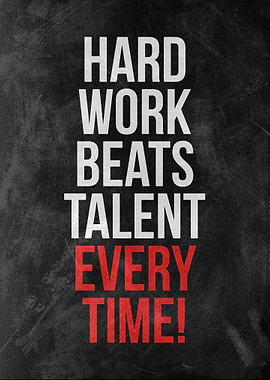 Hard work hustle quote