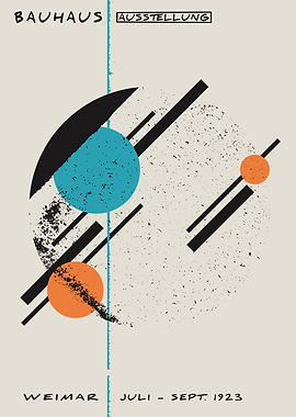 Abstract Bauhaus Displate