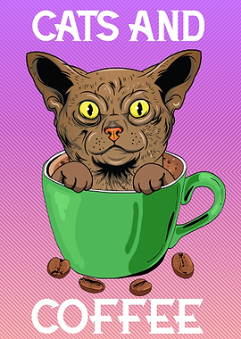 Abyssinian Cat Coffee