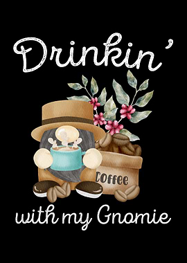 Coffee Gnome Drinking