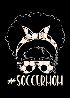 Soccer Mom Afro Soccer