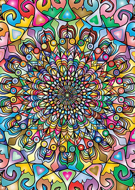 Glass Mandala