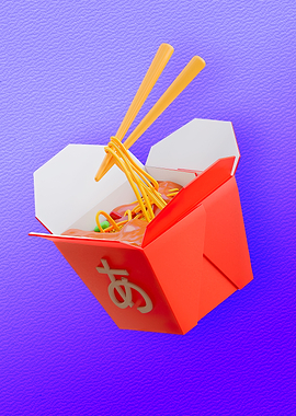 Noodle plastic 3D