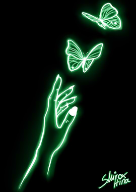 NEON Butterfly